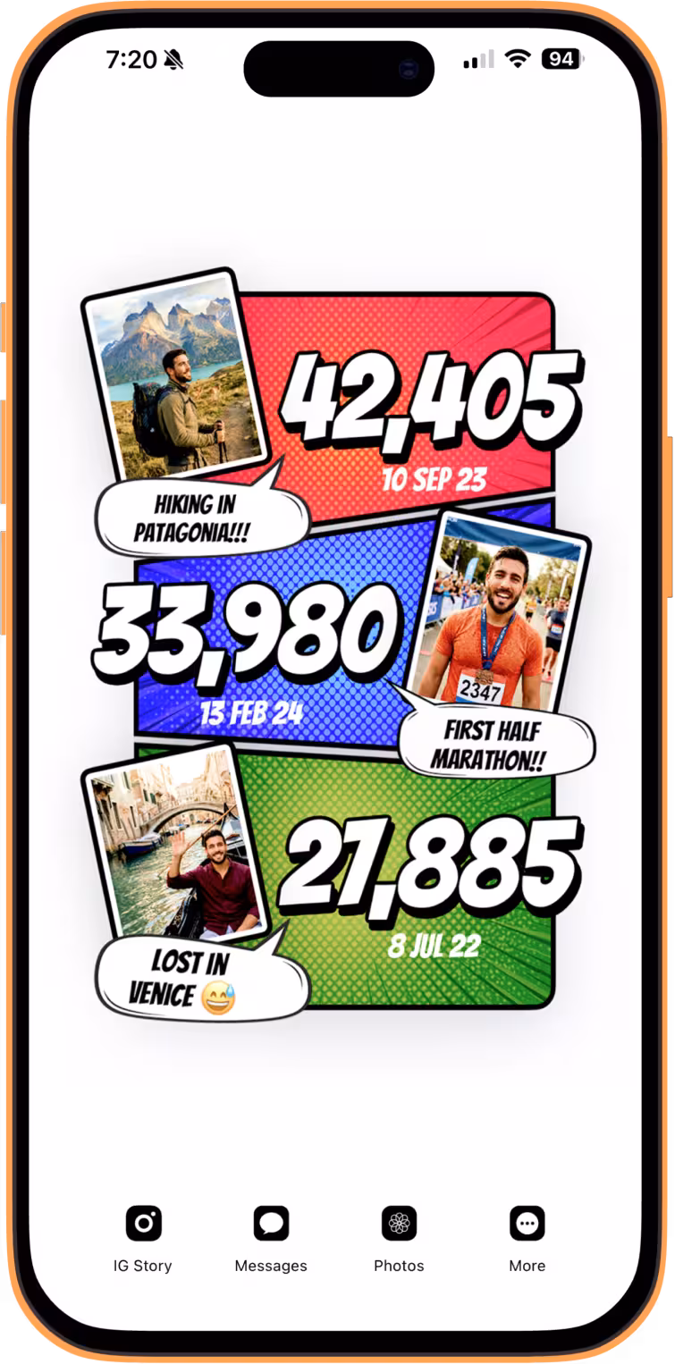 BestSteps app screenshot